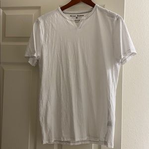 White Michael Brandon shirt.